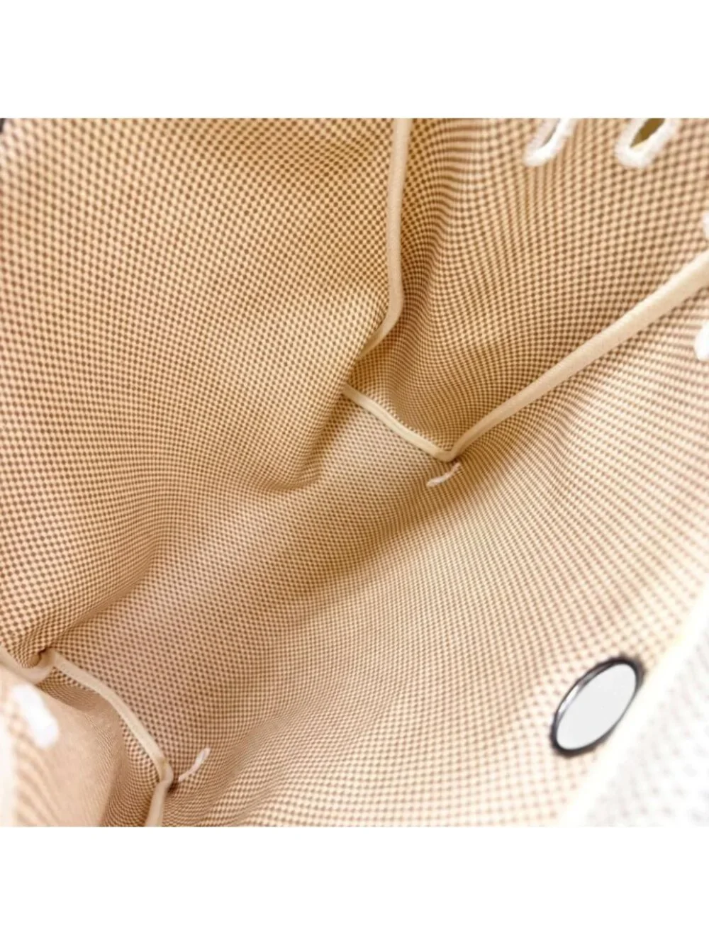 Hermes Herbag a Dos PM Toile GM Leather Silver Backpack Replacement Included